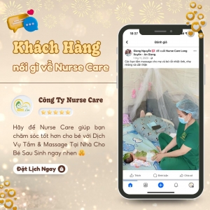Feedback của khách hàng Giang Nguyễn khi trải nghiệm dịch vụ tại Nurse Care.