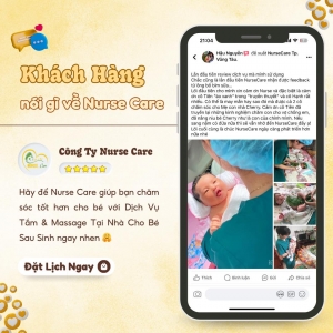 Feedback của khách hàng Hậu Nguyễn khi trải nghiệm dịch vụ tại Nurse Care.