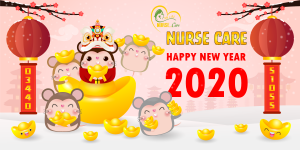 Nurse Care xin chúc quý khách hàng một năm mới tươi đẹp, đón Tết 2020 với nhiều niềm vui, hạnh phúc bên người thân và gia đình