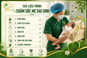 Các liệu Trình Làm Đẹp Sau Sinh của Nurse Care giúp các mẹ nhanh chóng lấy lại sức khỏe cũng như vóc dáng.